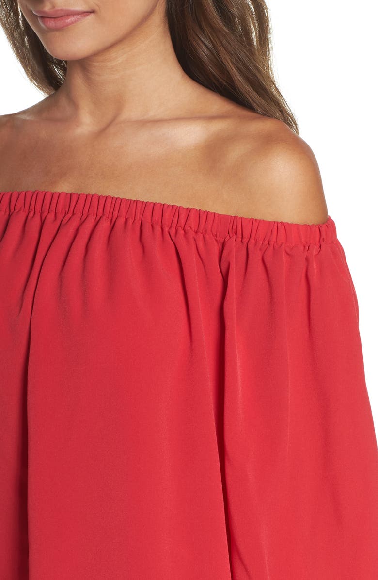 French Connection Polly Off the Shoulder Dress, Alternate, color,