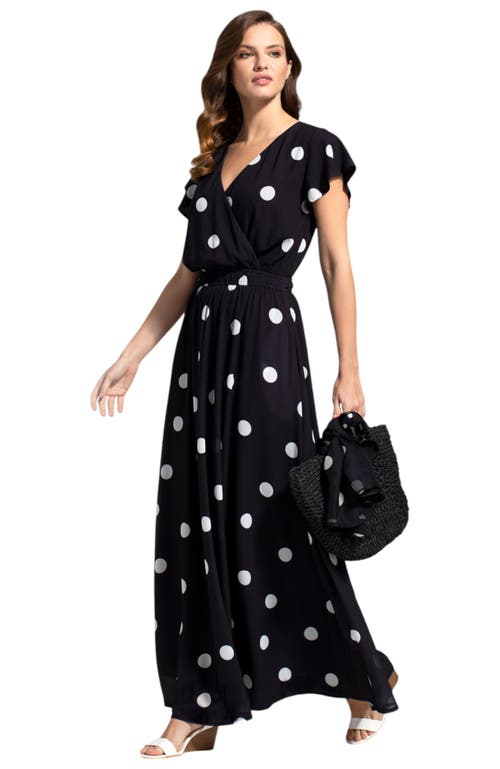 Hotsquash London Clothing Chiffon Wrap Top Maxi Dress