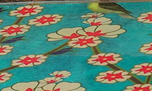 Tiramisu Blissful Blooms Resin And Wood Decorative Trays In Multi