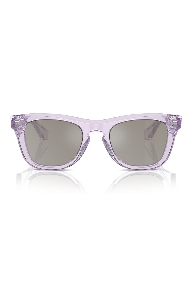 50mm Square Sunglasses, Alternate, color, VIOLET