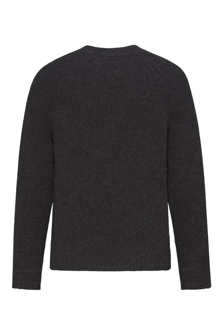 Rachel Cashmere Crewneck Sweater, Alternate, color, BLACK