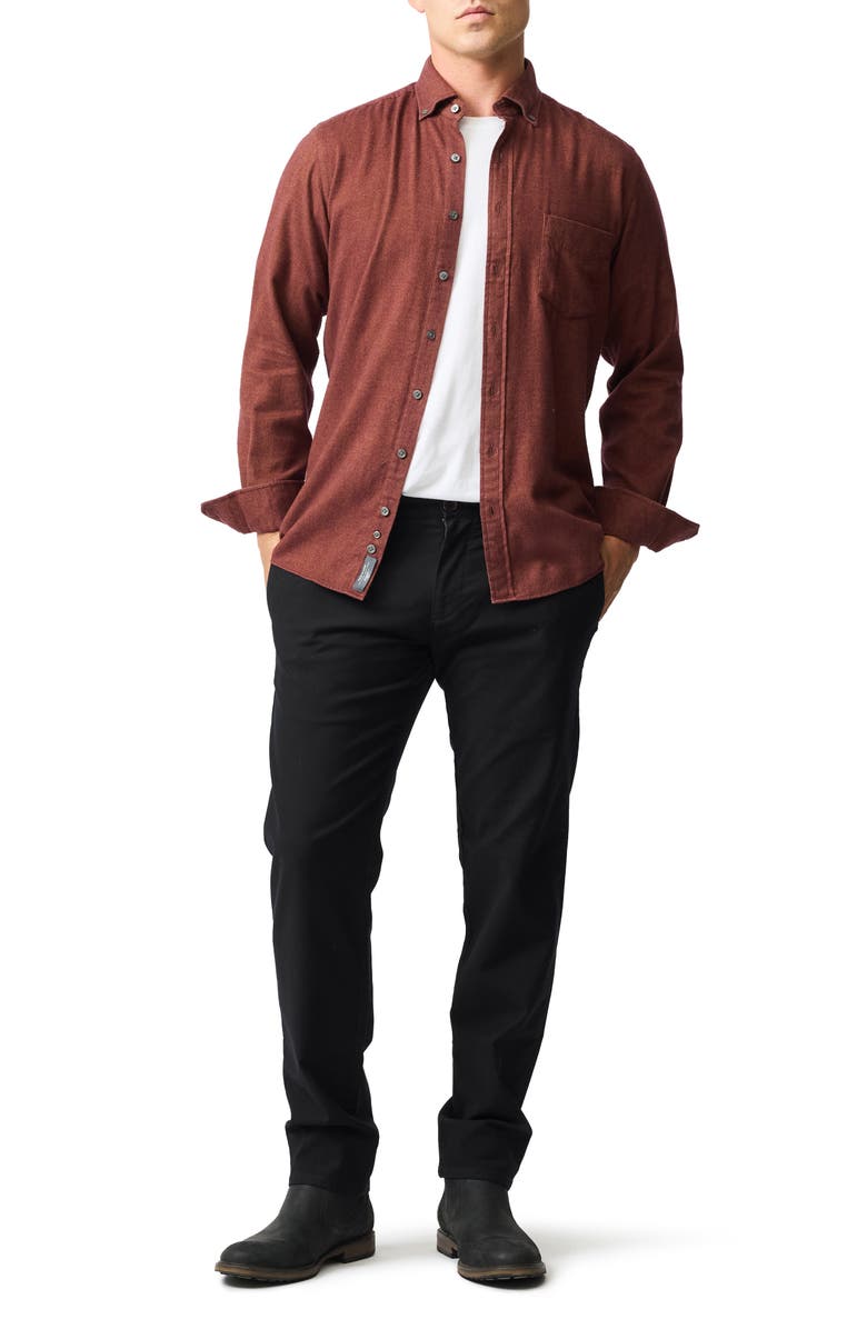 Rodd & Gunn Barrhill Sports Fit Button-Down Shirt, Alternate, color, Rust