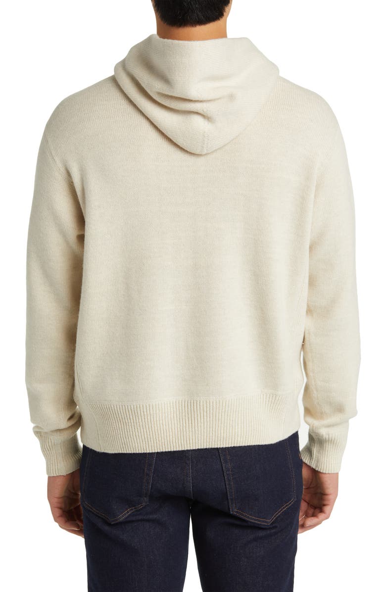 BUCK MASON Wool & Cashmere Sweater Hoodie, Alternate, color,