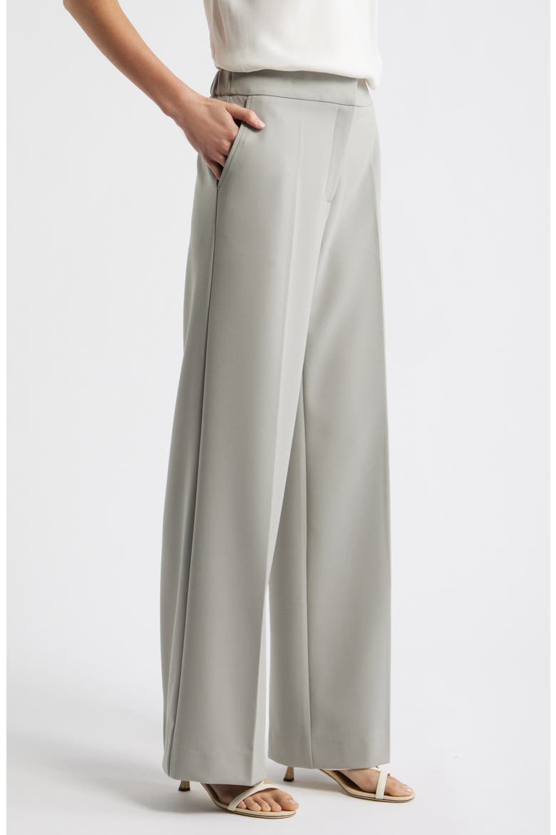 The Lennox Wide Leg Trousers, Alternate, color, GREEN CHAPARRAL