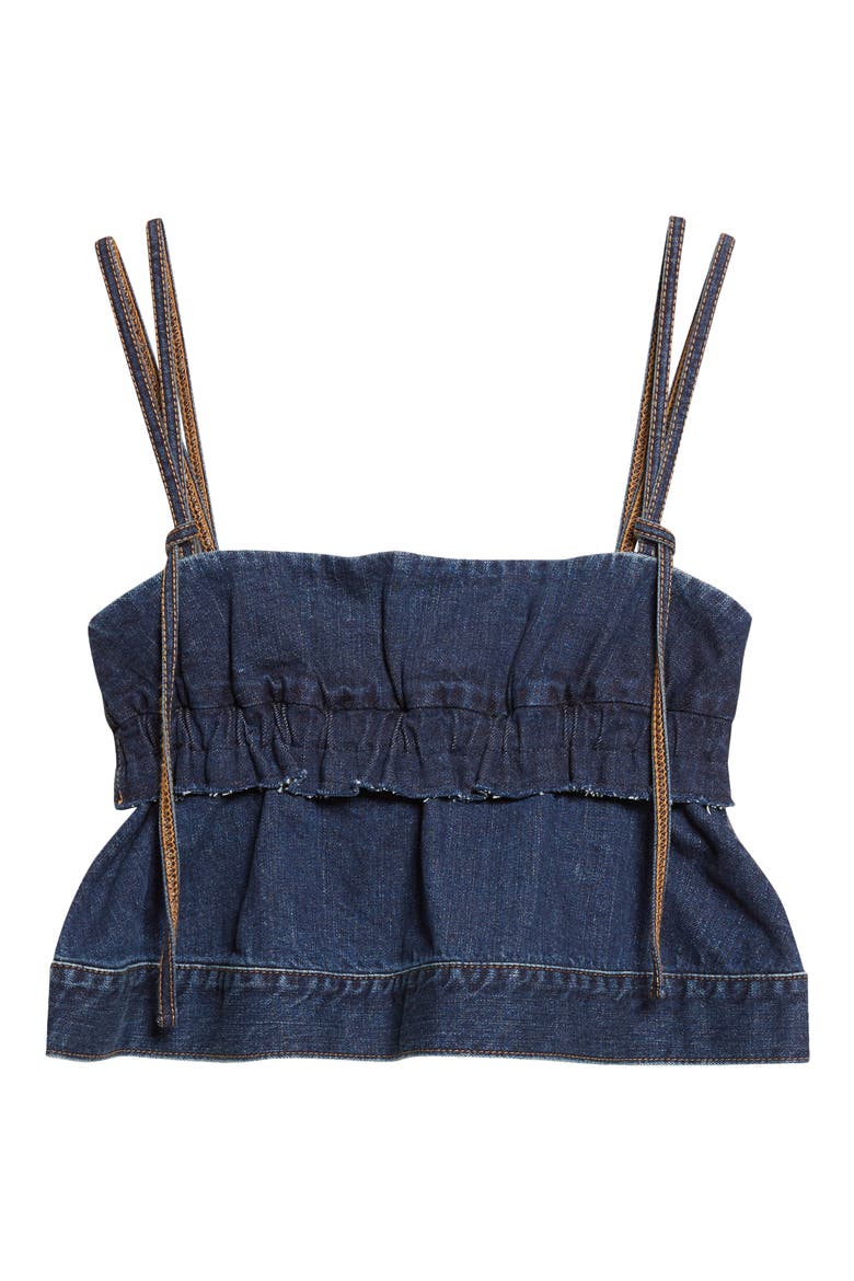 Crop Denim Camisole (Women) | Nordstrom