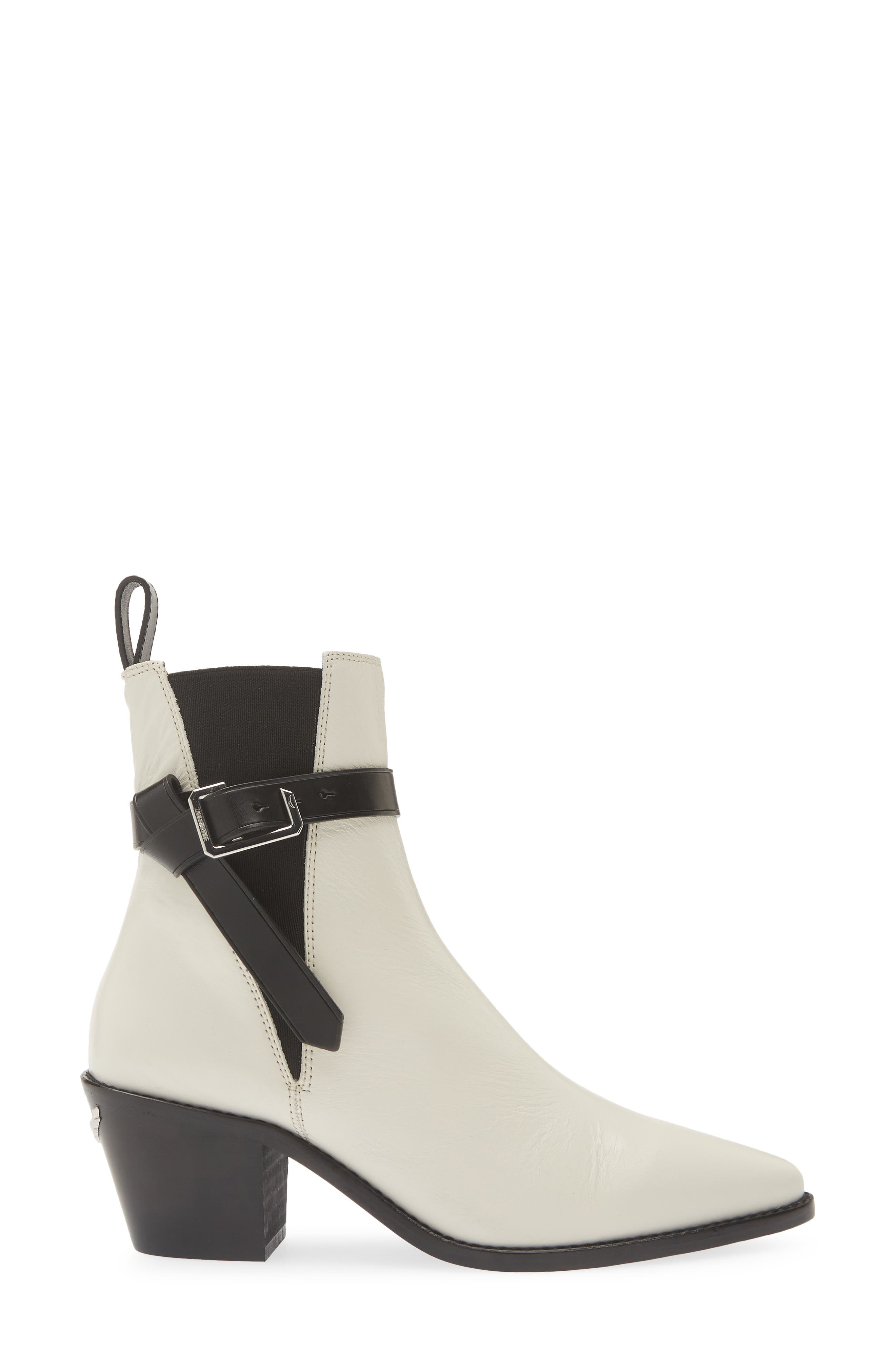 Tyler Cecilia Leather Bootie, Alternate, color, ICE