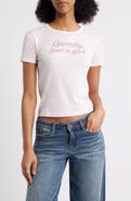 Vinyl Icons Just a Girl Graphic Baby Tee