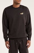 PUMA Maximal Metallic Logo Relaxed Fit Sweatshirt