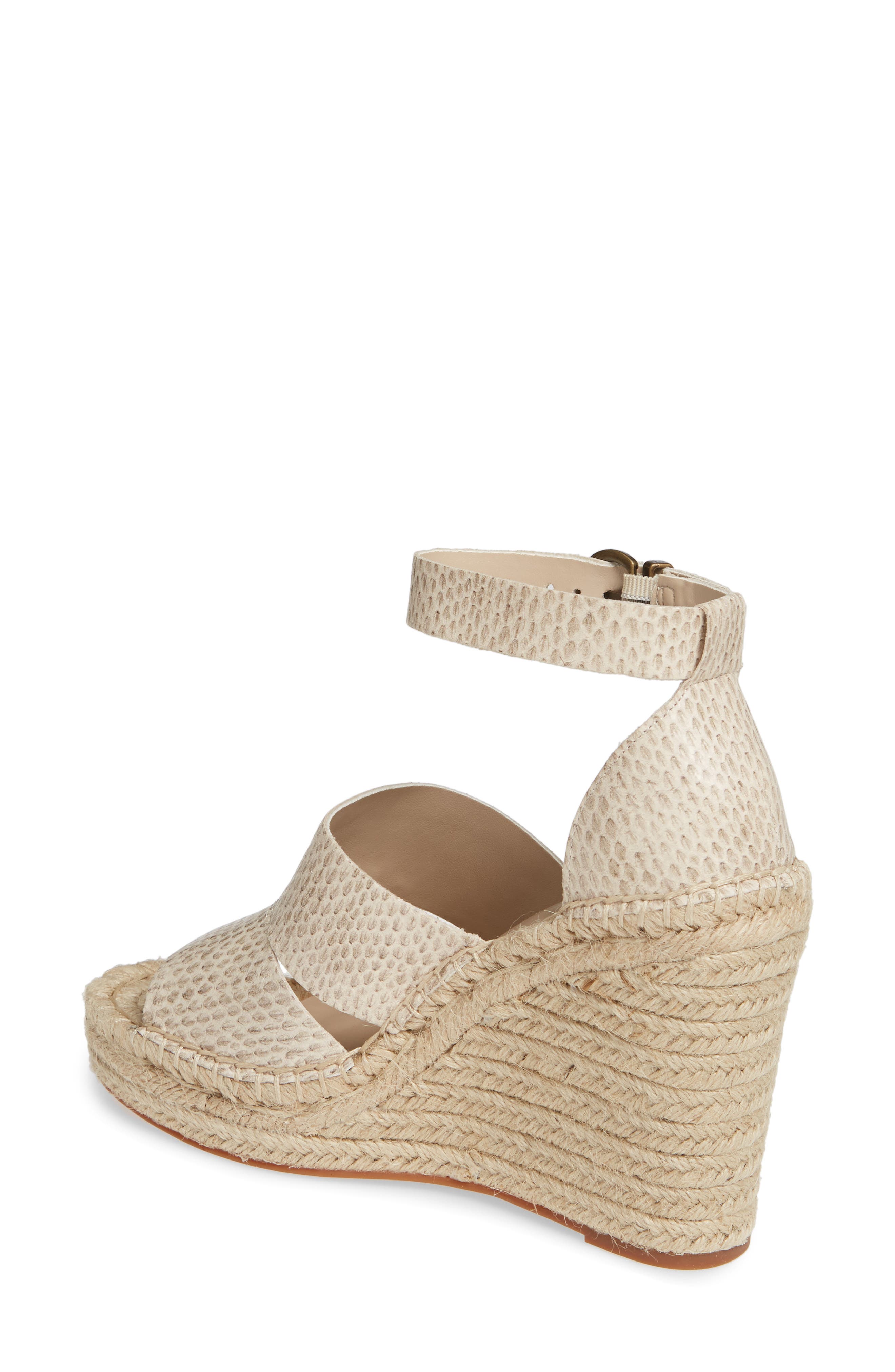 Sannibel Platform Wedge Sandal, Alternate, color, PRINTED NATURAL SNAKE LEATHER