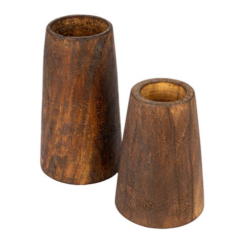 Vases with Distressed Finish