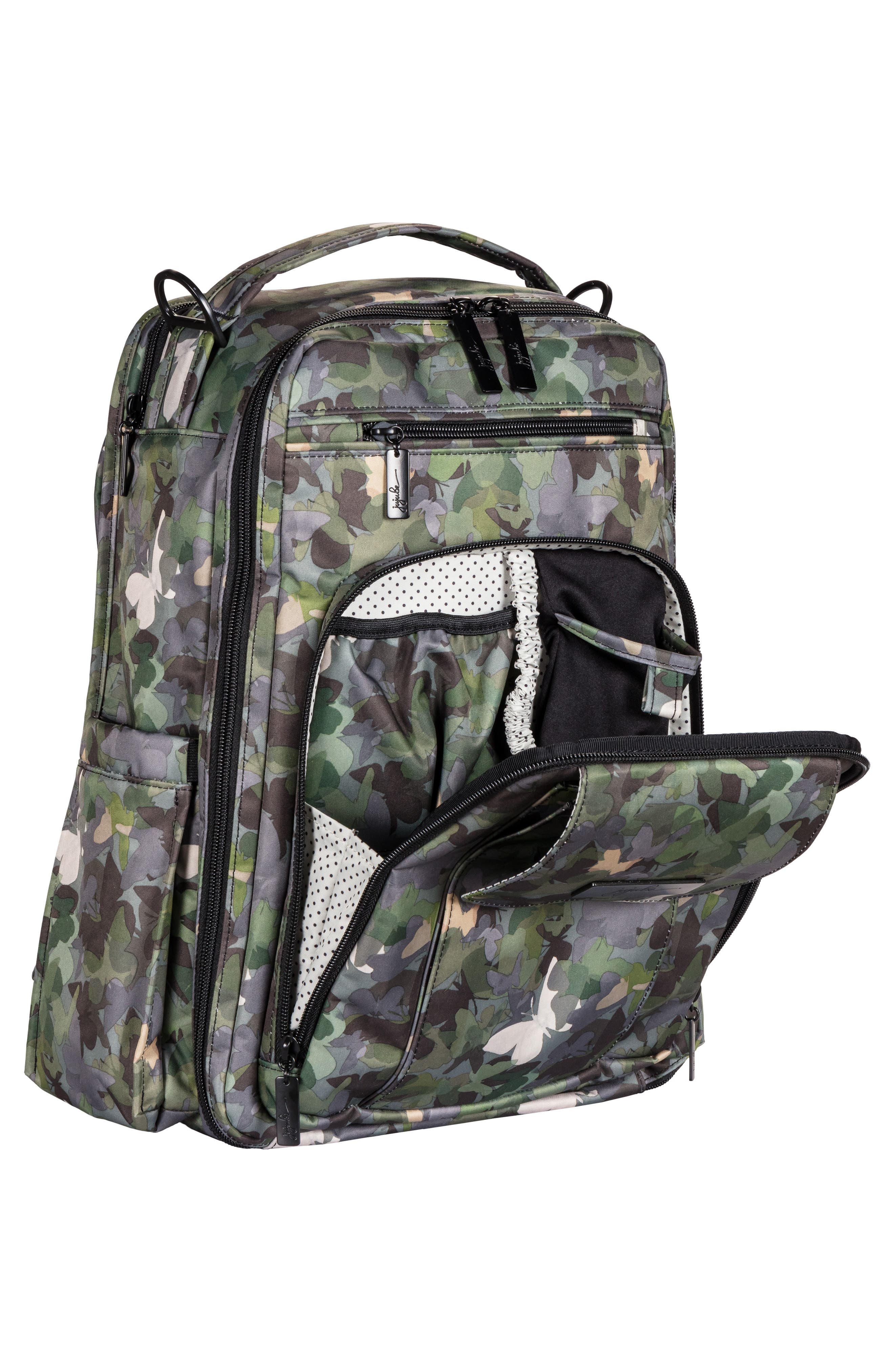 JuJuBe Ju-Ju-Be 'Be Right Back - Onyx Collection' Diaper Backpack, Alternate, color, 