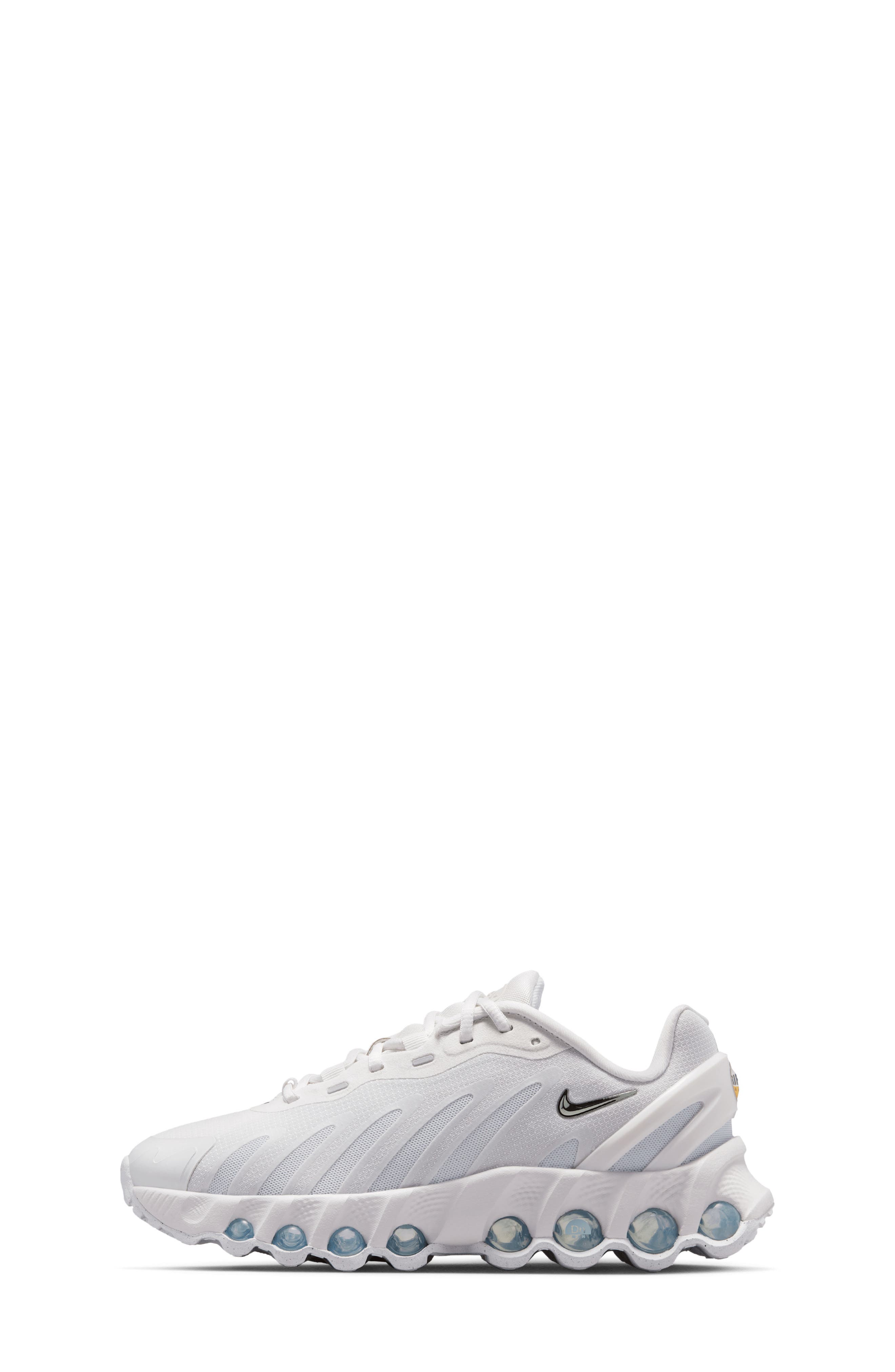 Nike Kids' Air Max DN8 Sneaker, Alternate, color, Platinum Tint/ Aura/ Volt Tint