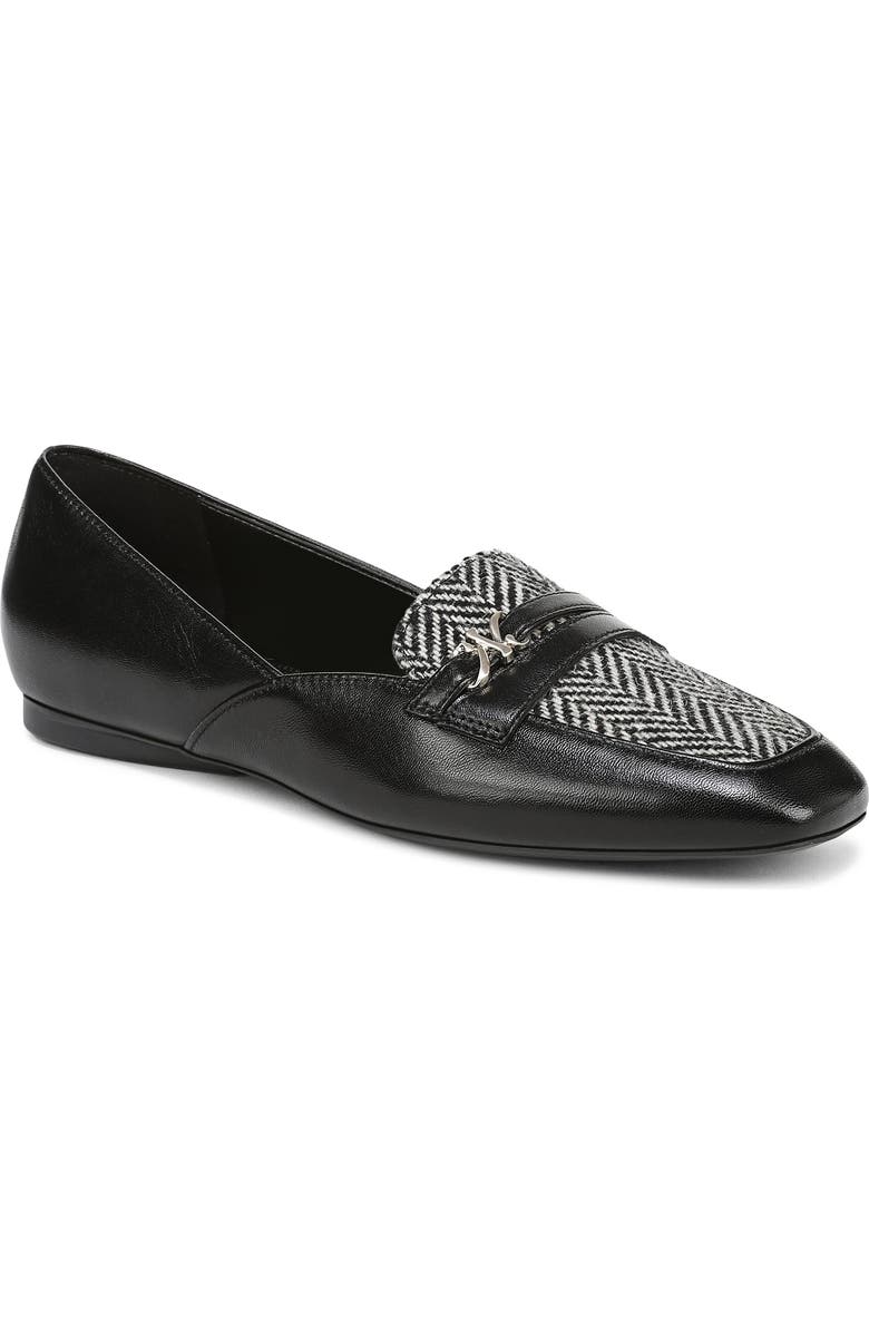 Naturalizer Create Penny Loafer, Main, color, Black/Houndstooth