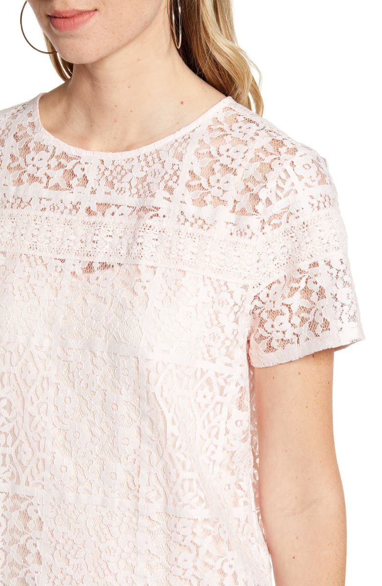 Hinge Lace Blouse, Alternate, color, 