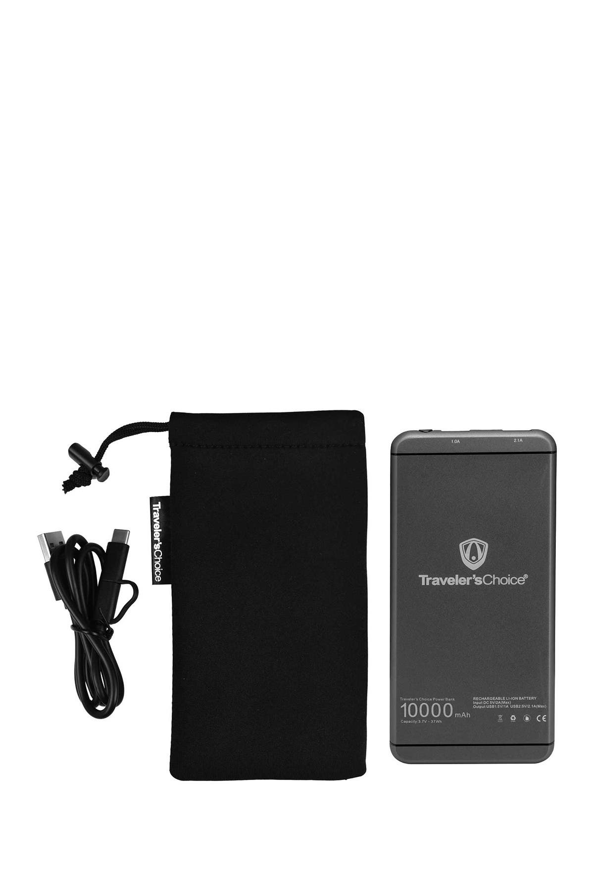 TRAVELERS CHOICE Millennial Special Edition 21" Hardside Carry-On Spinner & Power Bank, Alternate, color, 