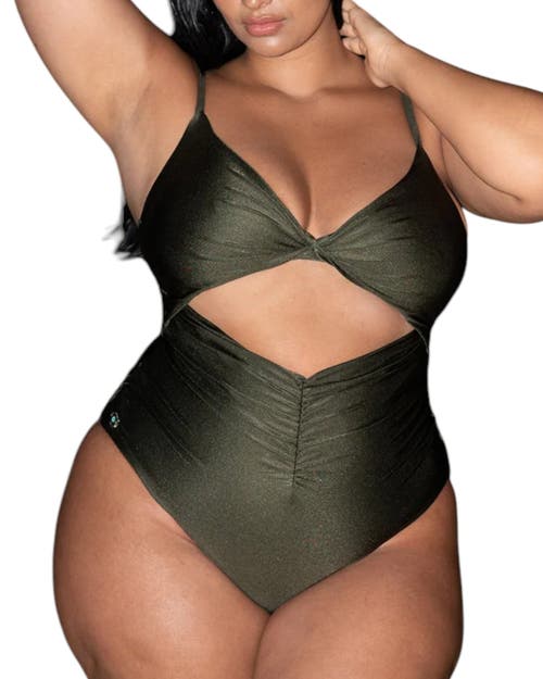 Biliblond Onepiece Jordan In Shiny Olive