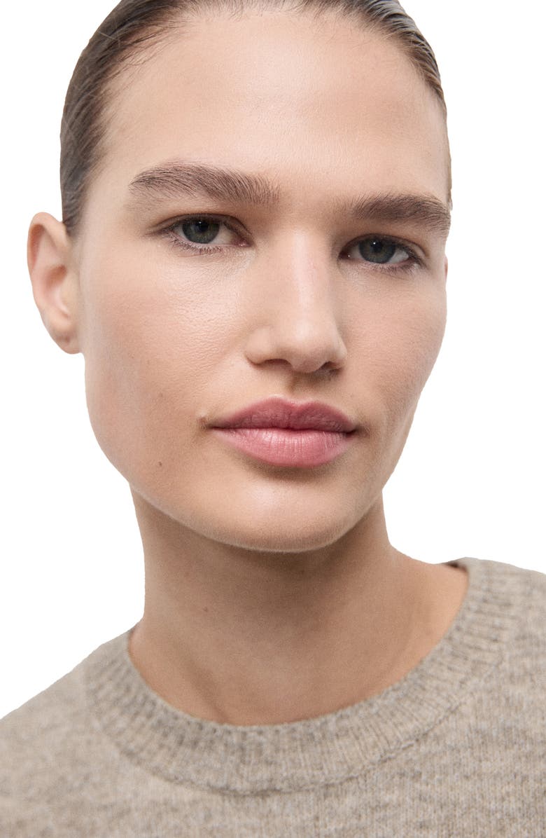 MANGO Short Sleeve Crewneck Sweater, Alternate, color, Light/ Pastel Grey