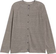 Eileen Fisher Organic Linen & Organic Cotton Cardigan