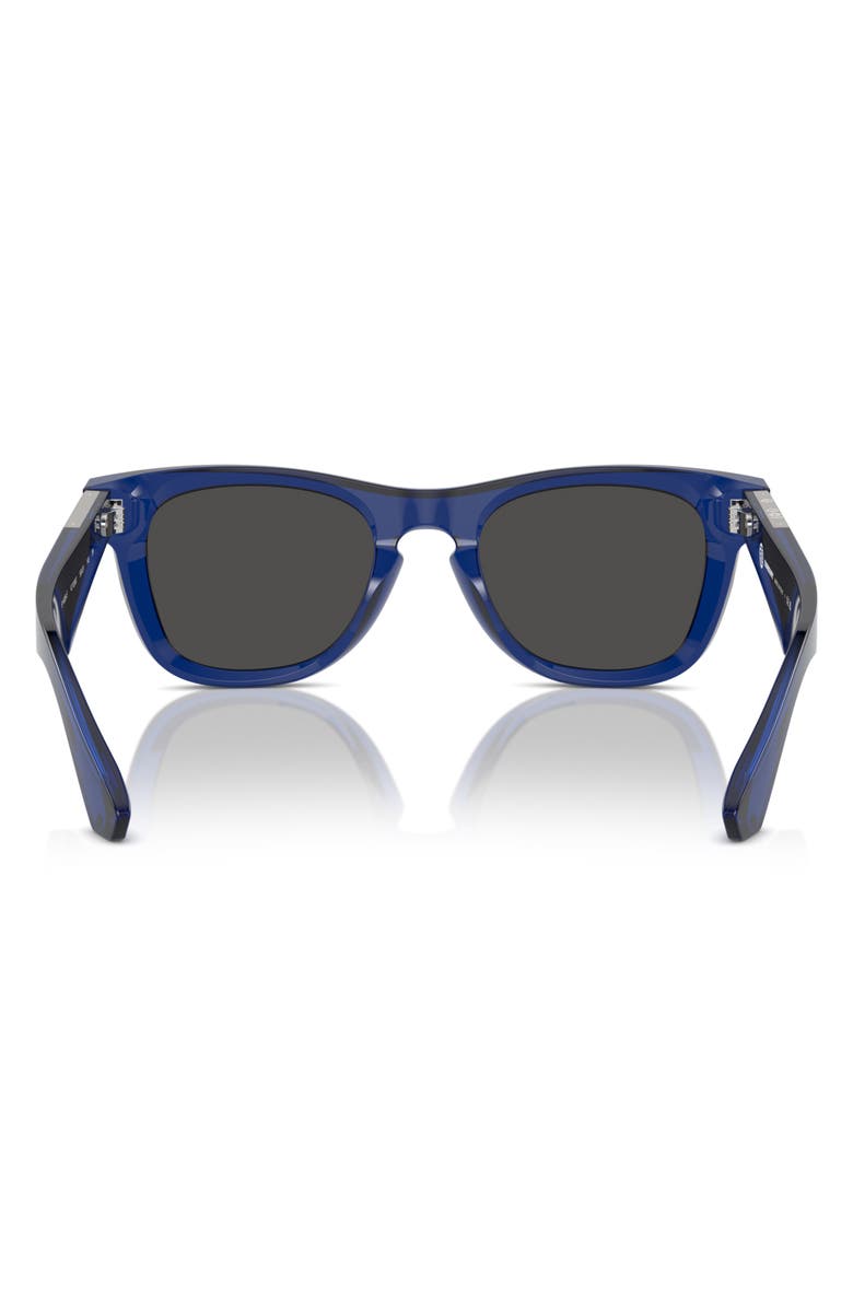 Burberry 50mm Square Sunglasses, Alternate, color, Blue