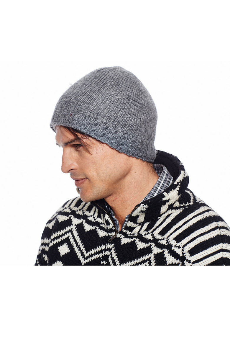 Nirvanna Designs Rib Band Beanie, Alternate, color, Black