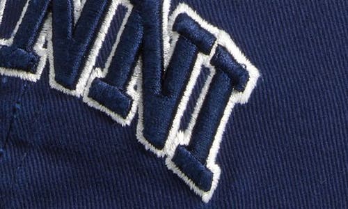 Ganni Canvas Cap In Blue