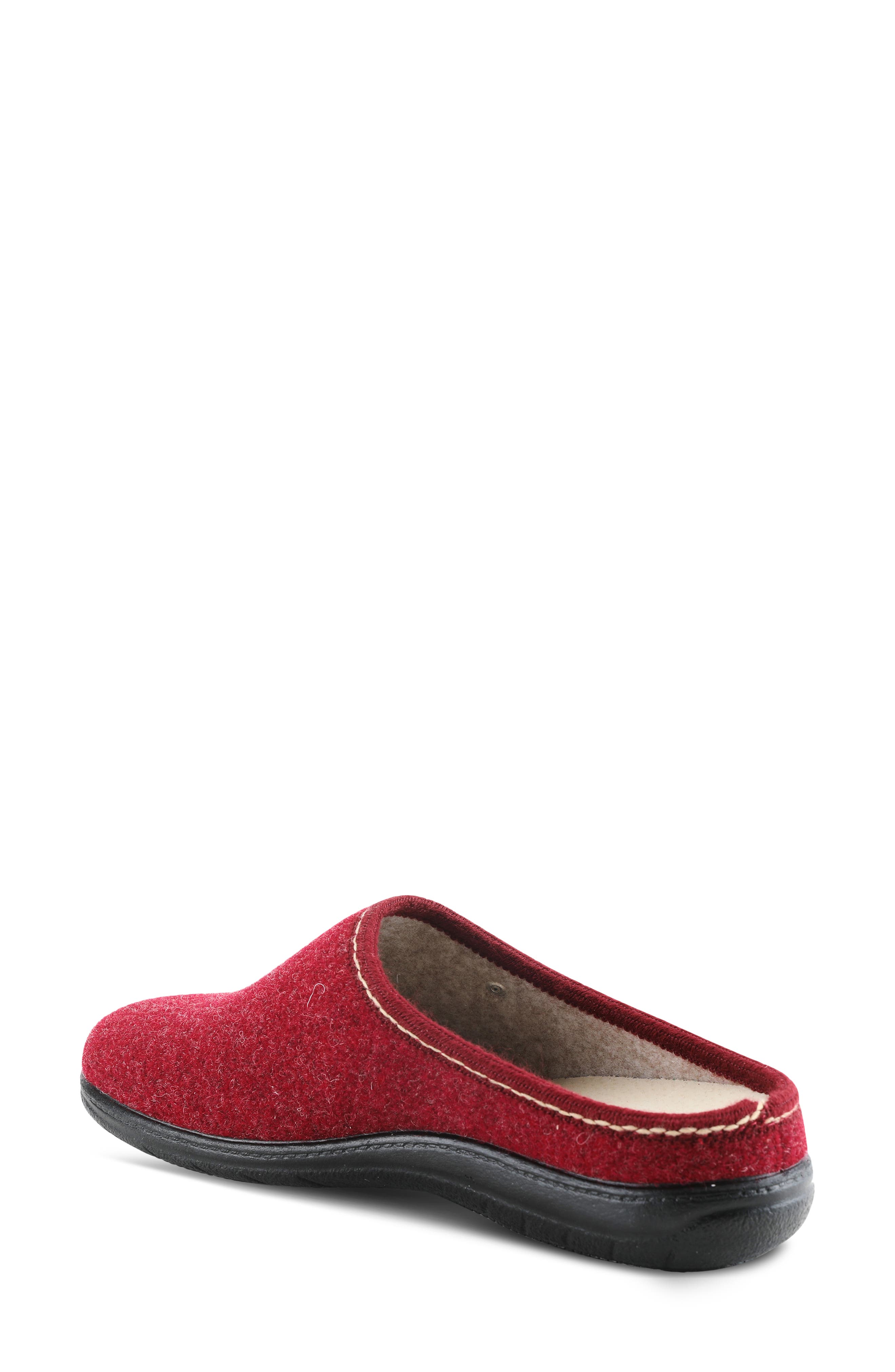 Loralee Scuff Slipper, Alternate, color, BORDEAUX