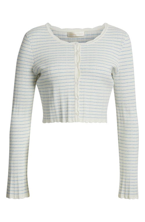 Loveshackfancy Media Scoop Neck Cardigan Sweater