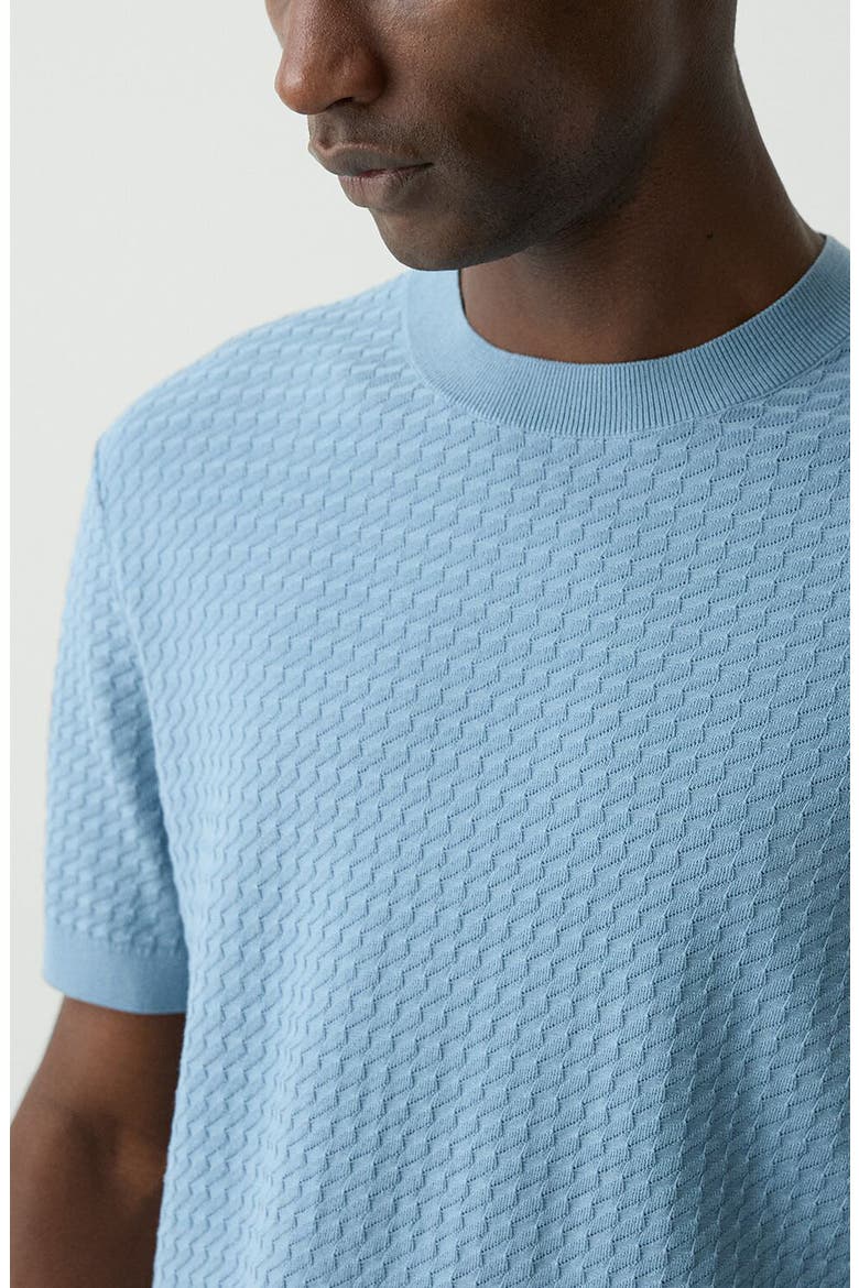 Damian Tactile Crewneck T-Shirt, Alternate, color, RAINSTORM