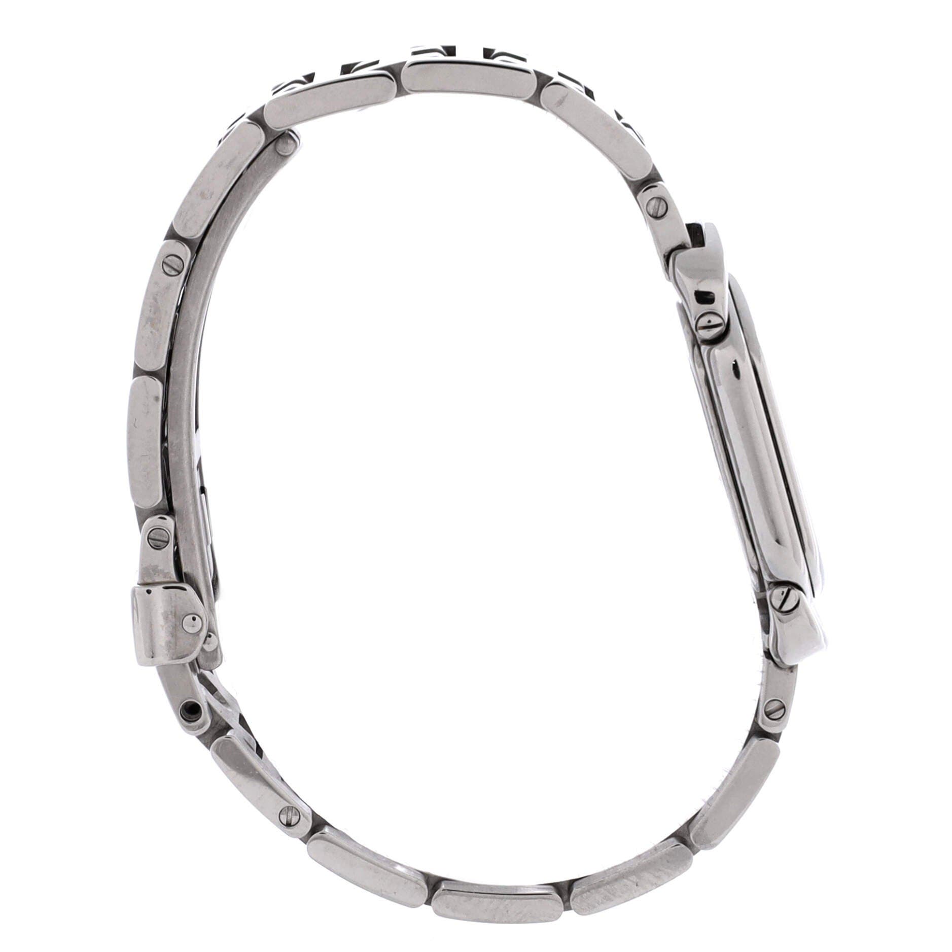 Pre-Owned Hermes Rallye Quartz Watch Stainless Steel 21, Alternate, color, Silver