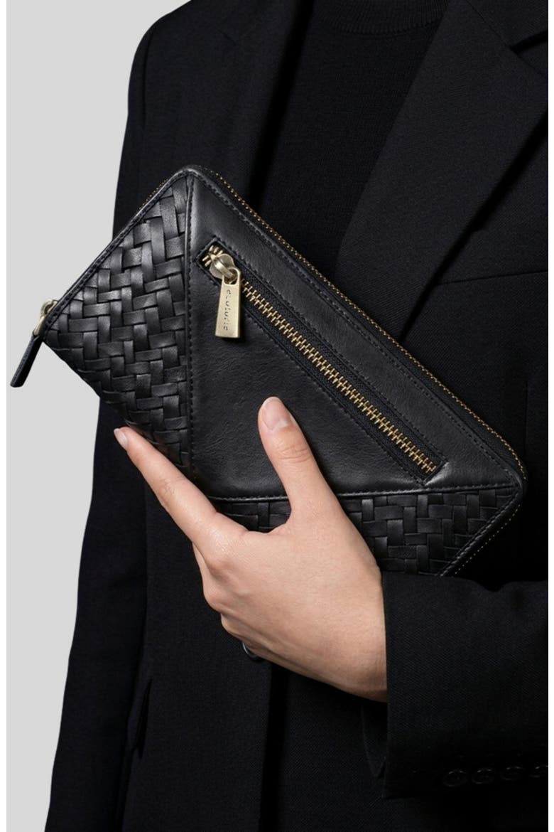 Longview Leather Wallet, Alternate, color, BLACK