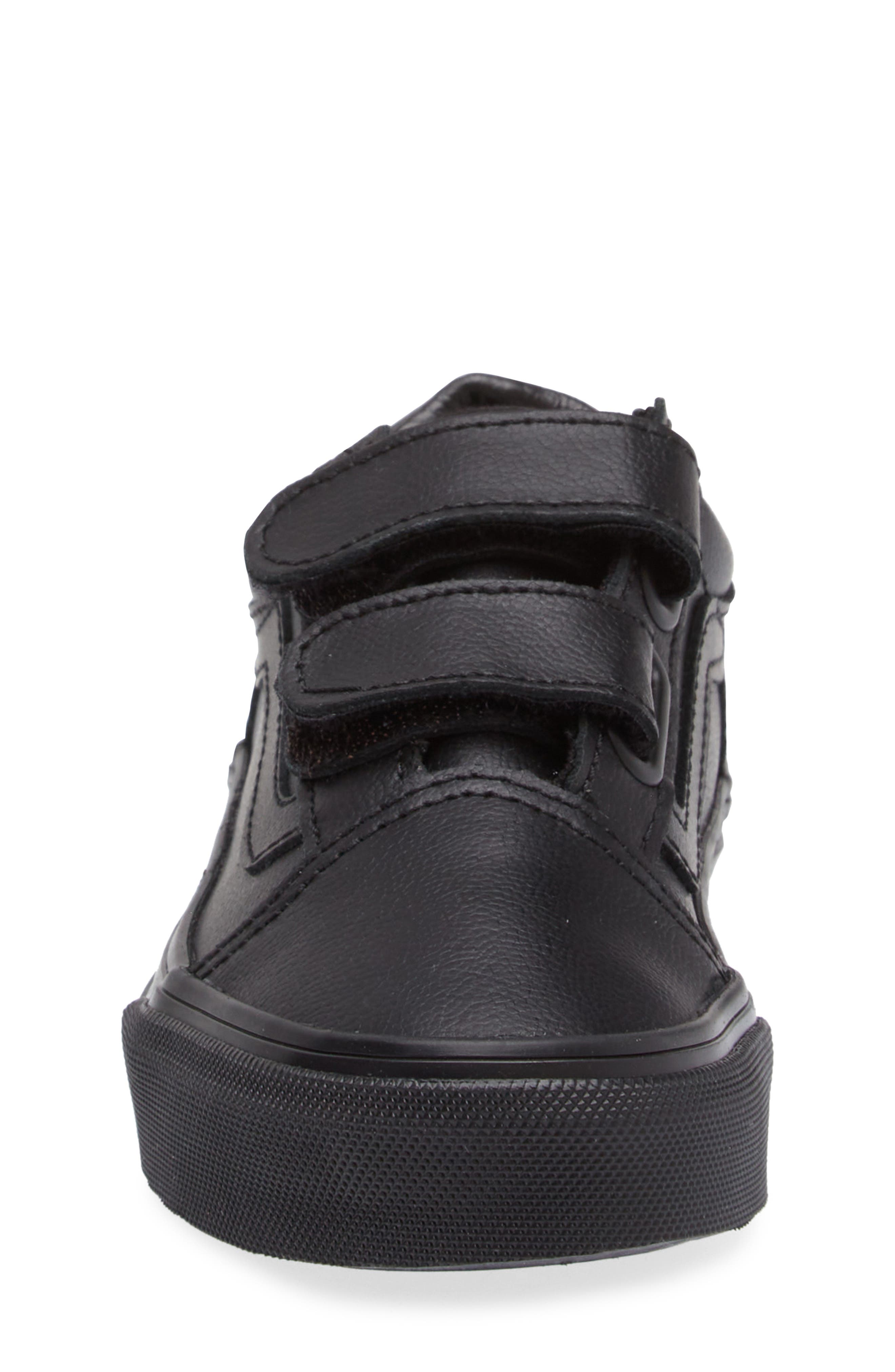 Vans Kids' Old Skool V Tumble Sneaker, Alternate, color, Classic Tumble Black Mono