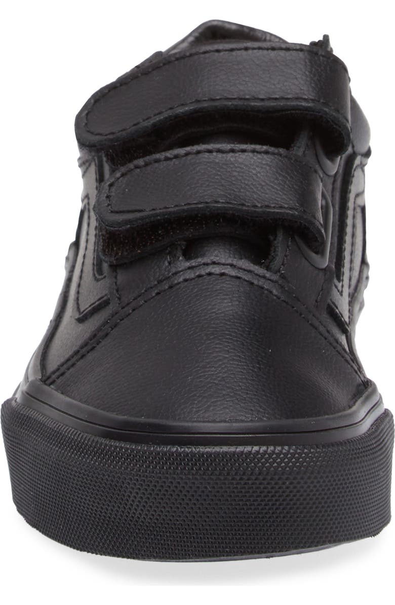 Vans Kids' Old Skool V Tumble Sneaker, Alternate, color, Classic Tumble Black Mono