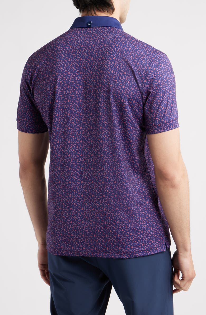 Mizzen+Main Versa Trim Fit Golf Polo, Alternate, color, Set Sail Floral