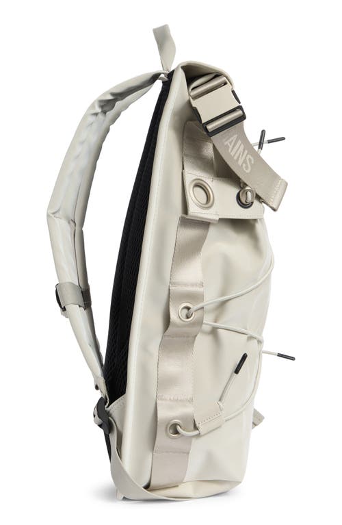 Rains Trail Cord Rolltop Backpack In Black