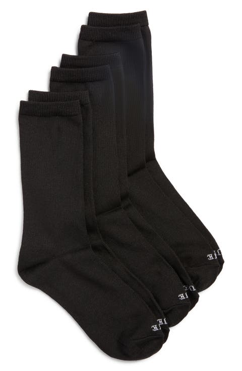 Assorted 3-Pack Supersoft Crew Socks