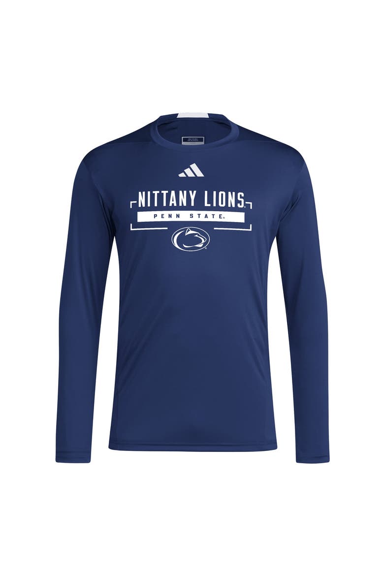 Men's adidas Navy Penn State Nittany Lions D4T Long Sleeve T-Shirt, Alternate, color, Navy