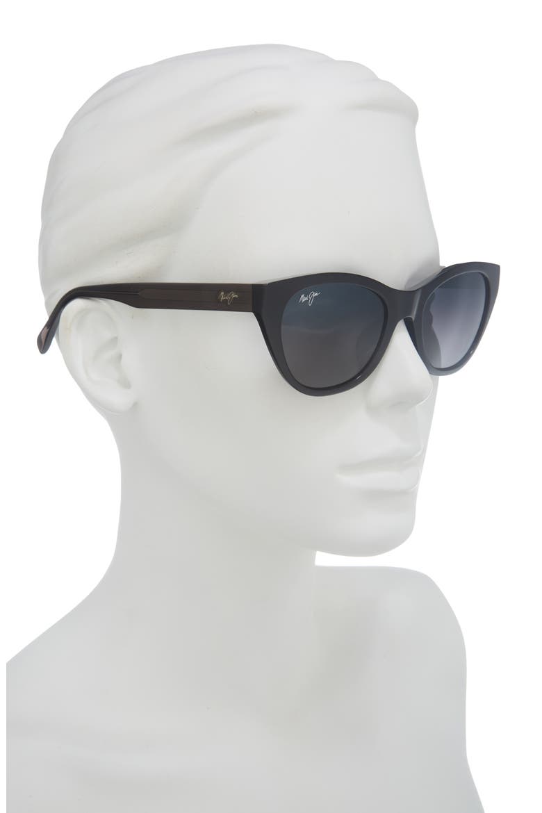 Core Polarized Cat Eye Sunglasses, Alternate, color, BLACK GREY GREY