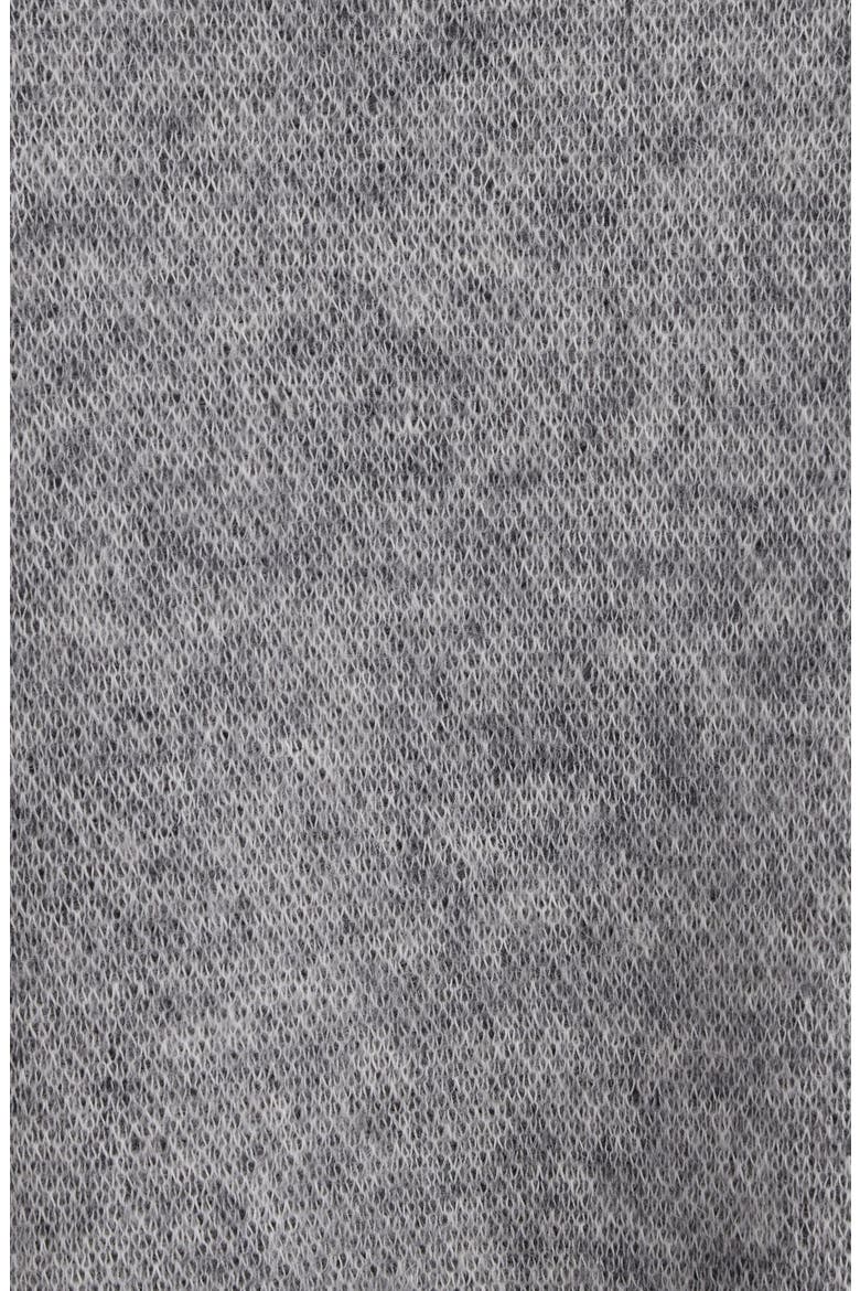 Cat Mohair Blend Crewneck Sweater, Alternate, color, GREY