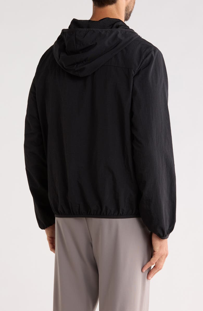 Z by Zella Course Anorak, Alternate, color, Black