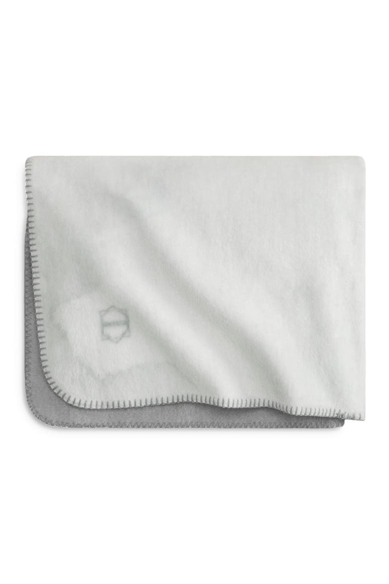 Snowy Throw, Alternate, color, Grey