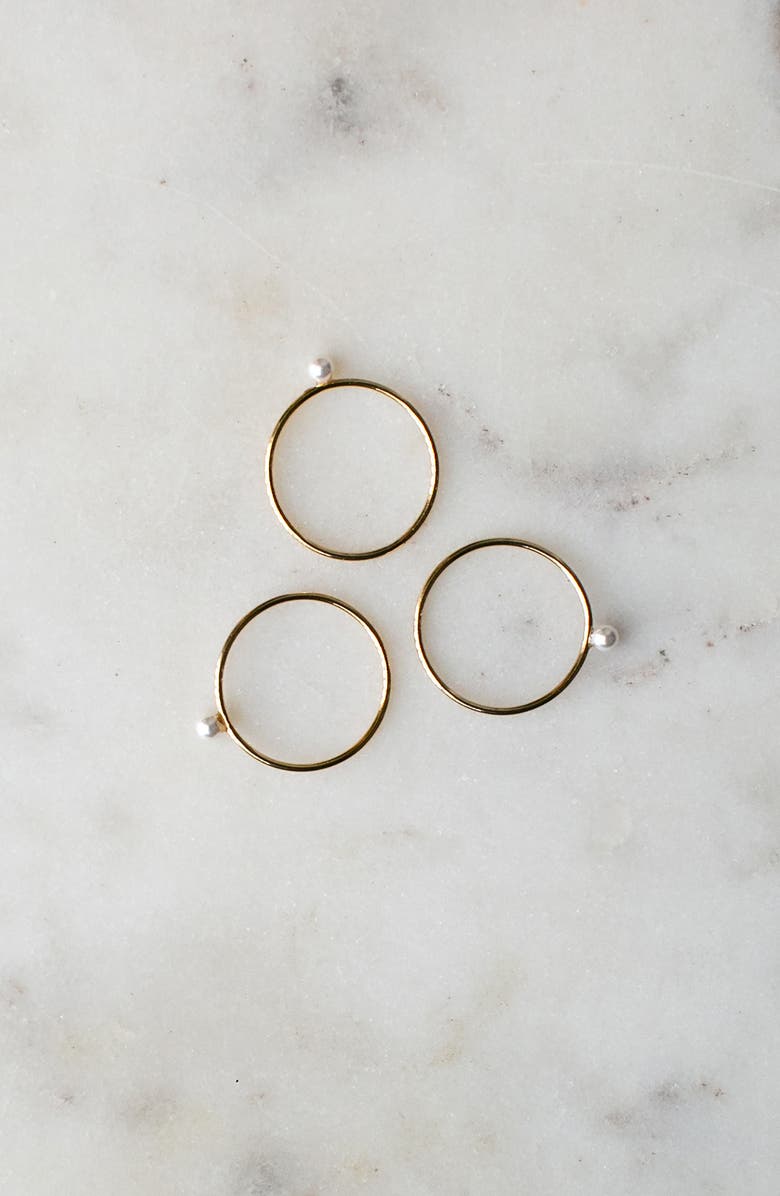 Set & Stones Livvy Imitation Pearl Ring, Alternate, color,