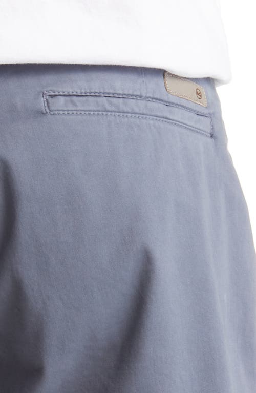 Ag Wanderer 8.5-inch Stretch Cotton Chino Shorts In Gray
