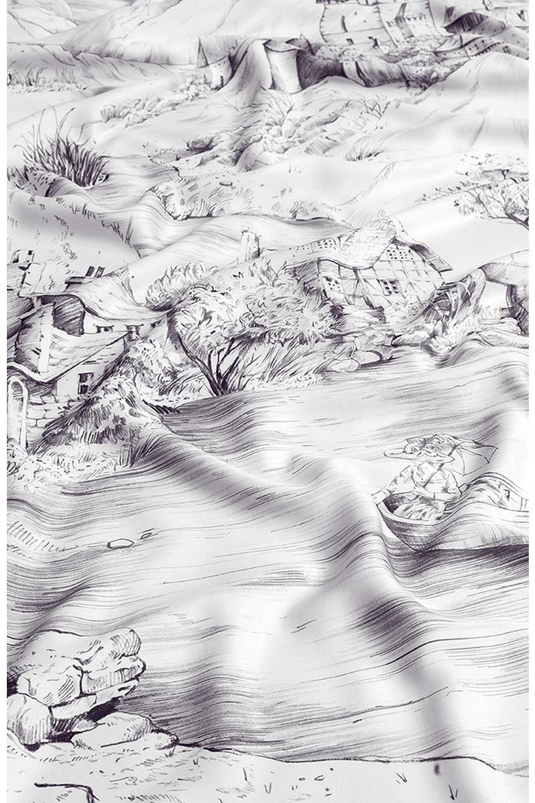 Goranna pillowcase, Alternate, color, White