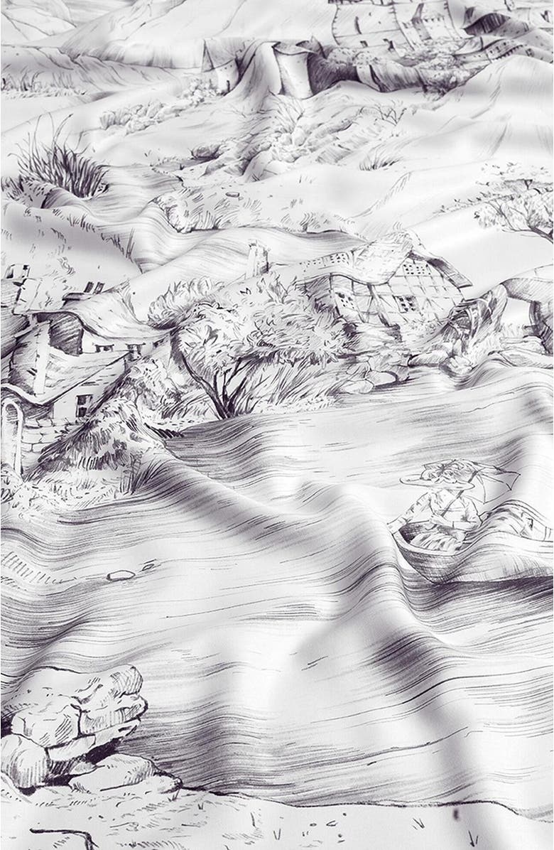 Togas Goranna pillowcase, Alternate, color, White