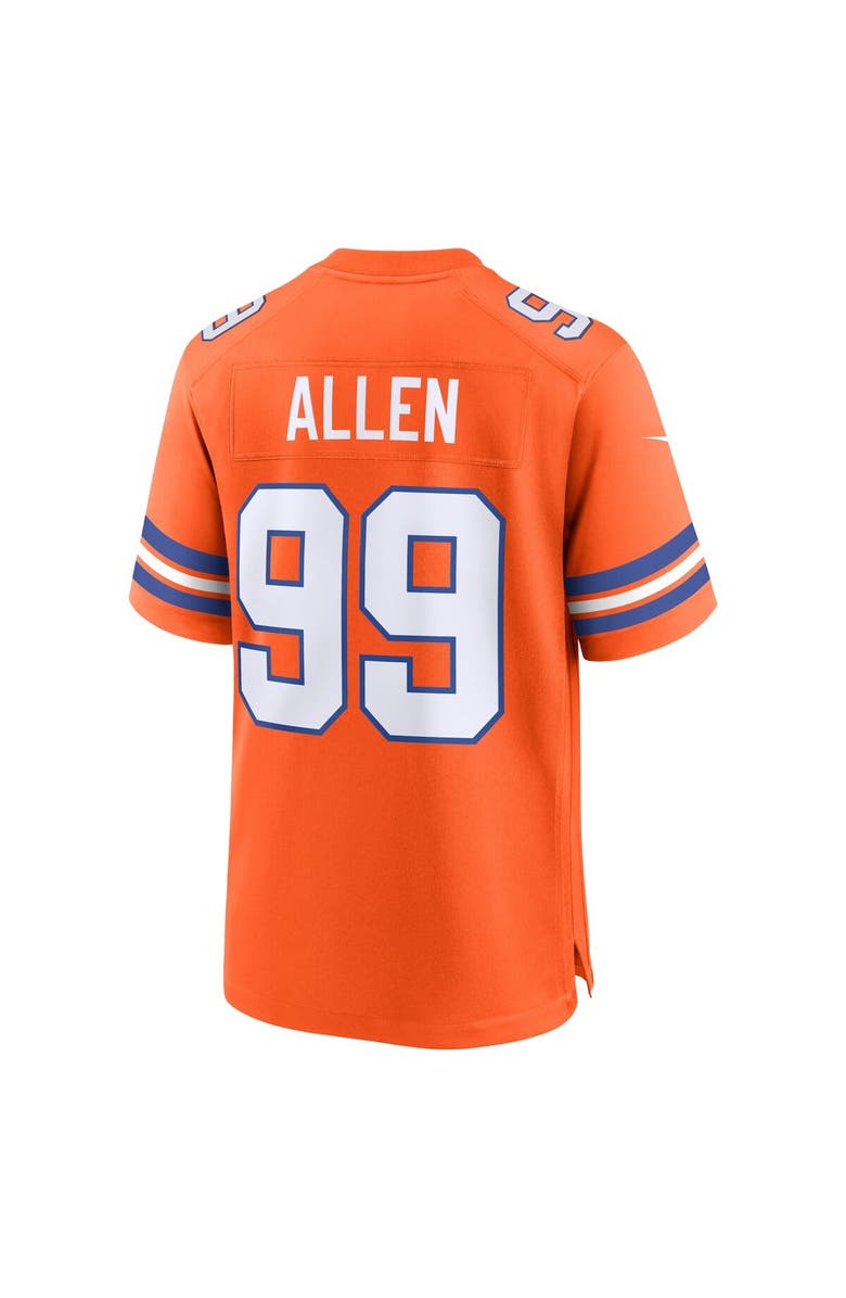 Nike Men's Nike Zach Allen Orange Denver Broncos Alternate Game Jersey, Alternate, color, 