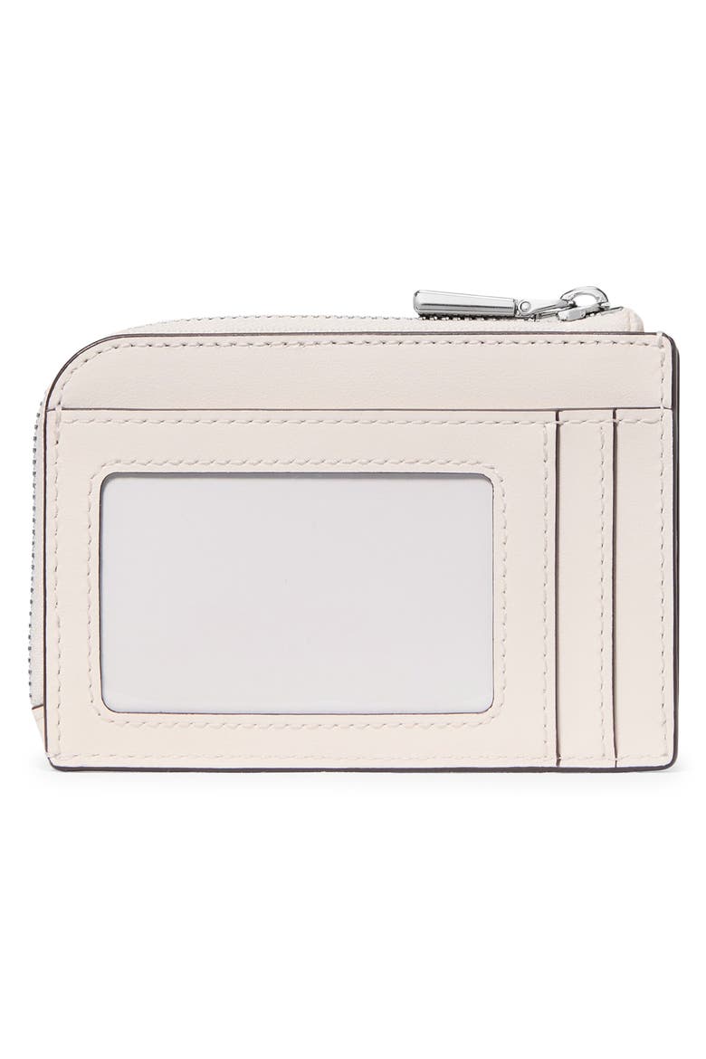 Best Seller Mini Zip Card Case, Alternate, color, CREAM MULTI