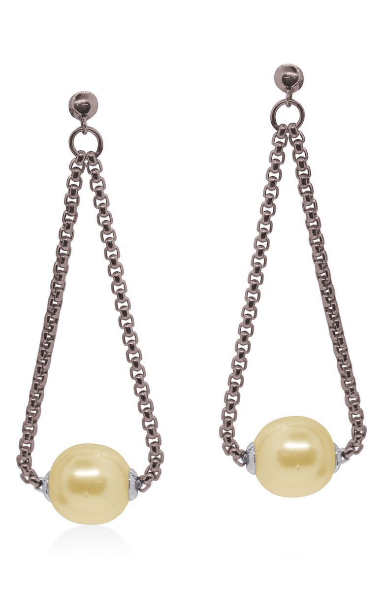 ALOR<sup>®</sup> Classique Freshwater Pearl Drop Earrings, Main, color,