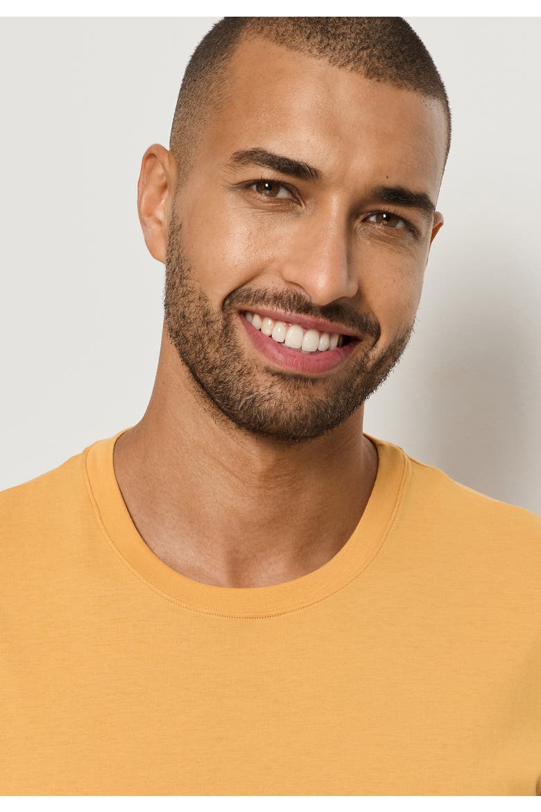 Living Shirts Cotton Crew Neck T-Shirt, Alternate, color, Pastel Pumpkin