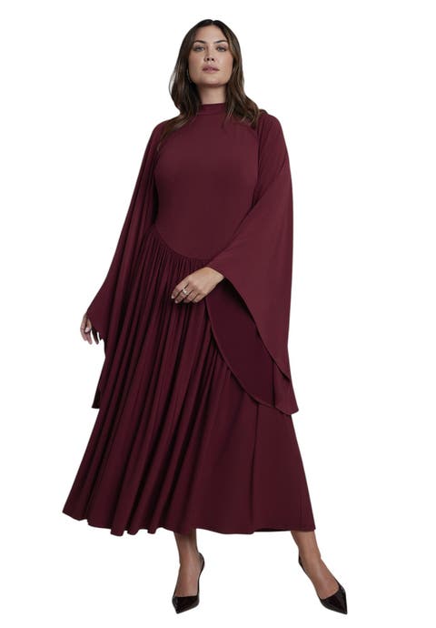Flowy Jersey Maxi Dress (plus)