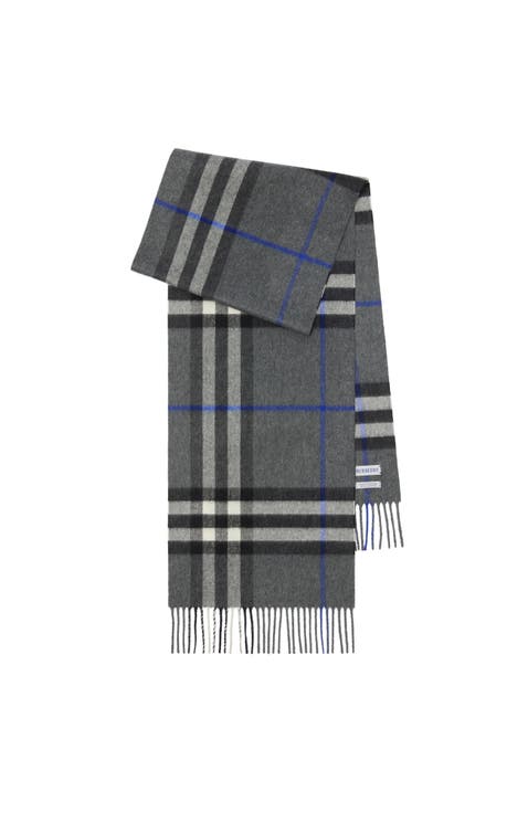 Check Cashmere Scarf